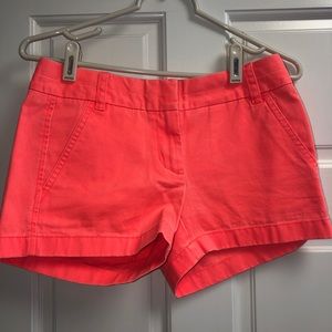 JCrew Chino in Neon Orange / Coral